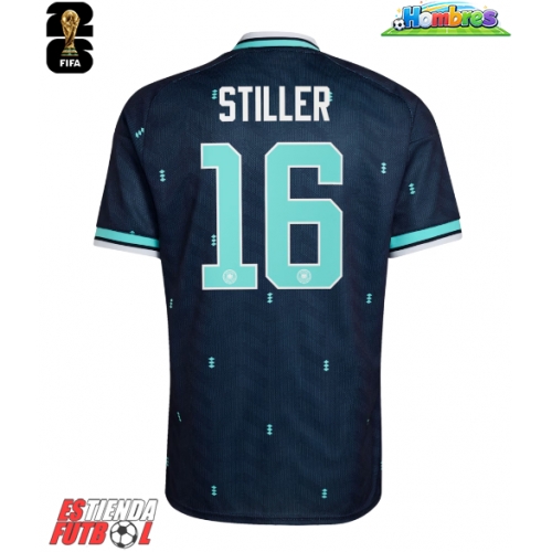 Alemania Angelo Stiller #16 Segunda Equipación Mundial 2026 Manga Corta Alemania Angelo Stiller #16 Segunda Equipación Mundial 2026 Manga Corta